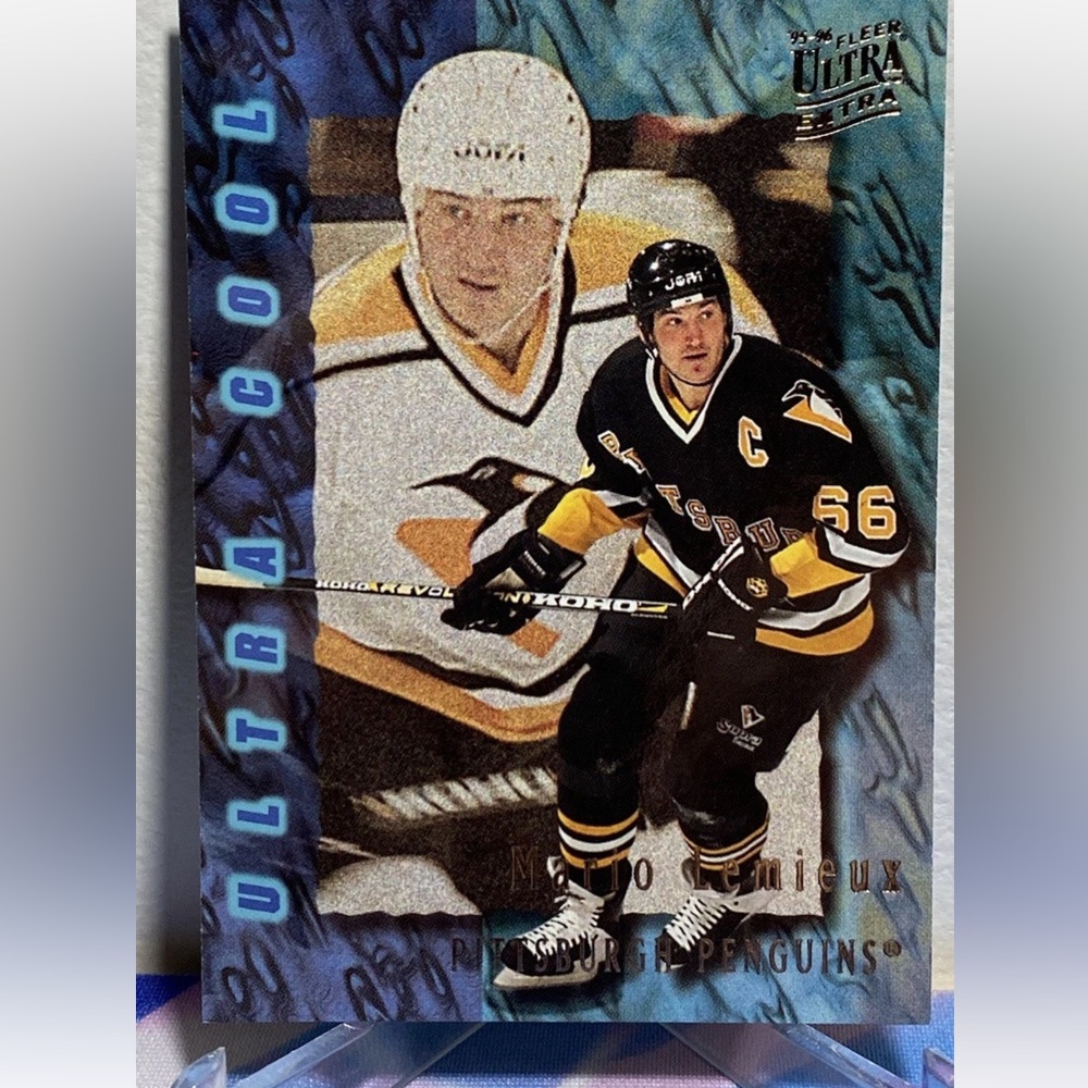 Mario Lemieux 1995/96 Fleer Ultra Pittsburgh Penguins Hockey Card